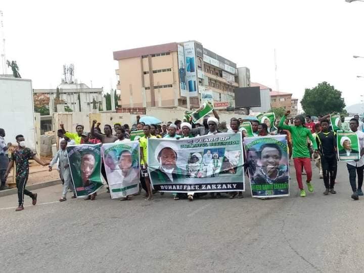  pro zakzaky protest in abj on 24 march 2021 